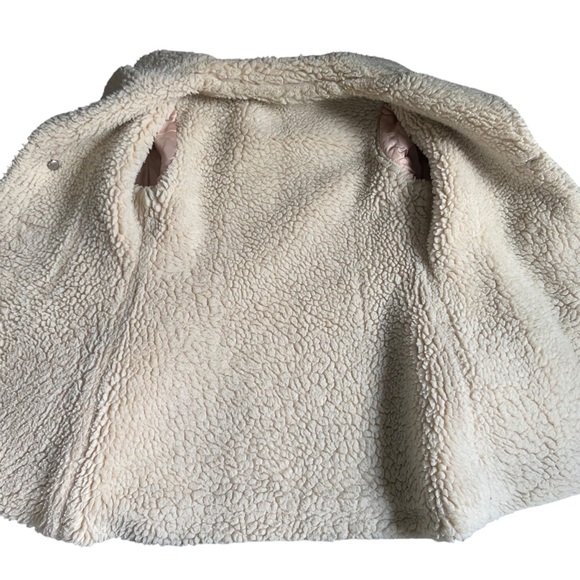 Vintage Plaid Sherpa Lined 1970s Jacket Wood Toggle Closure Wool Winter Coat - Picture 11 of 11